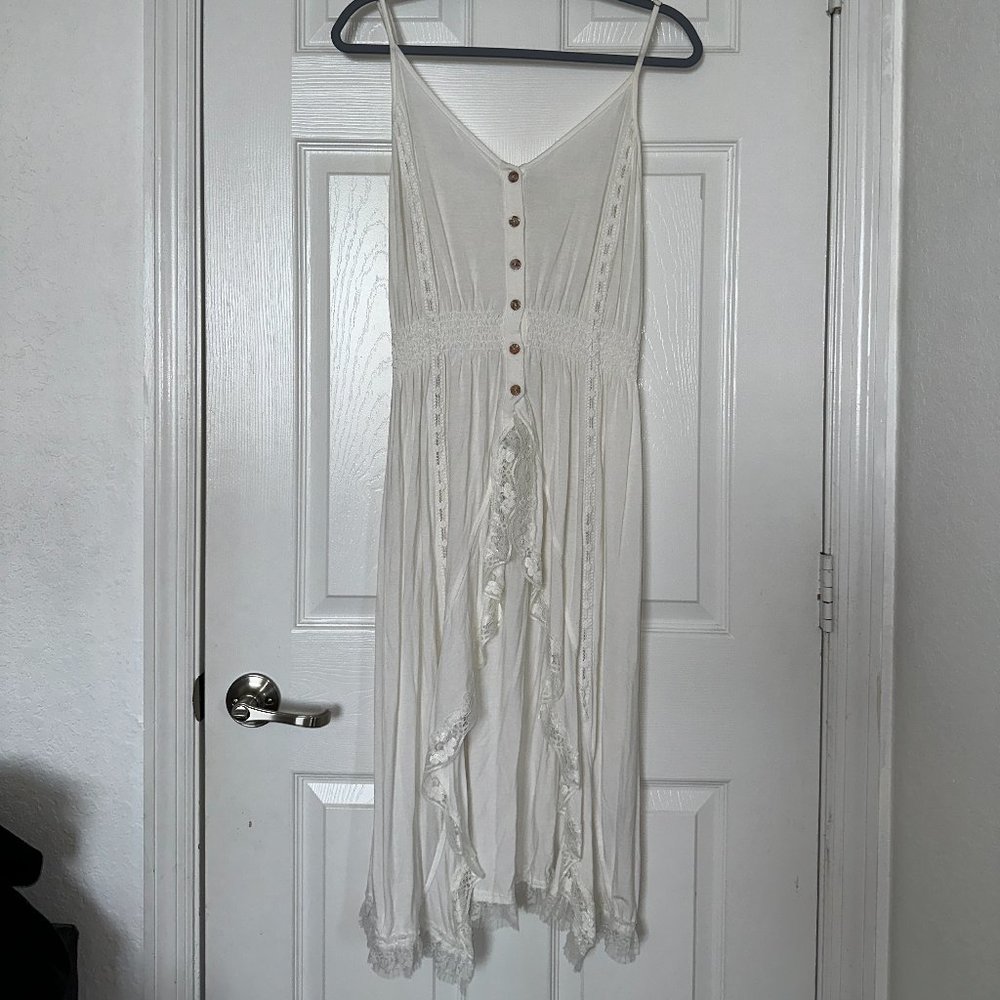 Pol Beige Dress with Lace